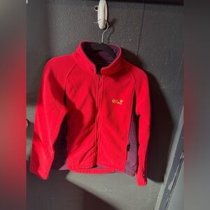 Women’s Jack Wolfskin Pink Purple Fleece Jacket